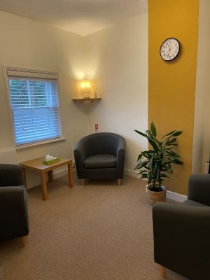 Upstairs back therapy room